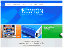 Tablet Screenshot of newtonslots.com